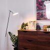 Corralcay Staande lamp Chroom, Wit, 1-licht