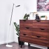 Corralcay Staande lamp Chroom, Wit, 1-licht