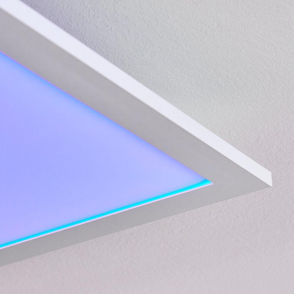Gallitos Plafondpaneel LED Wit, 1-licht, Afstandsbediening, Kleurwisselaar
