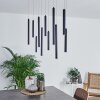 Porquera Hanglamp LED Zwart, 11-lichts