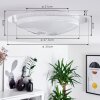 Cure Plafondlamp LED Wit, 1-licht, Afstandsbediening, Kleurwisselaar