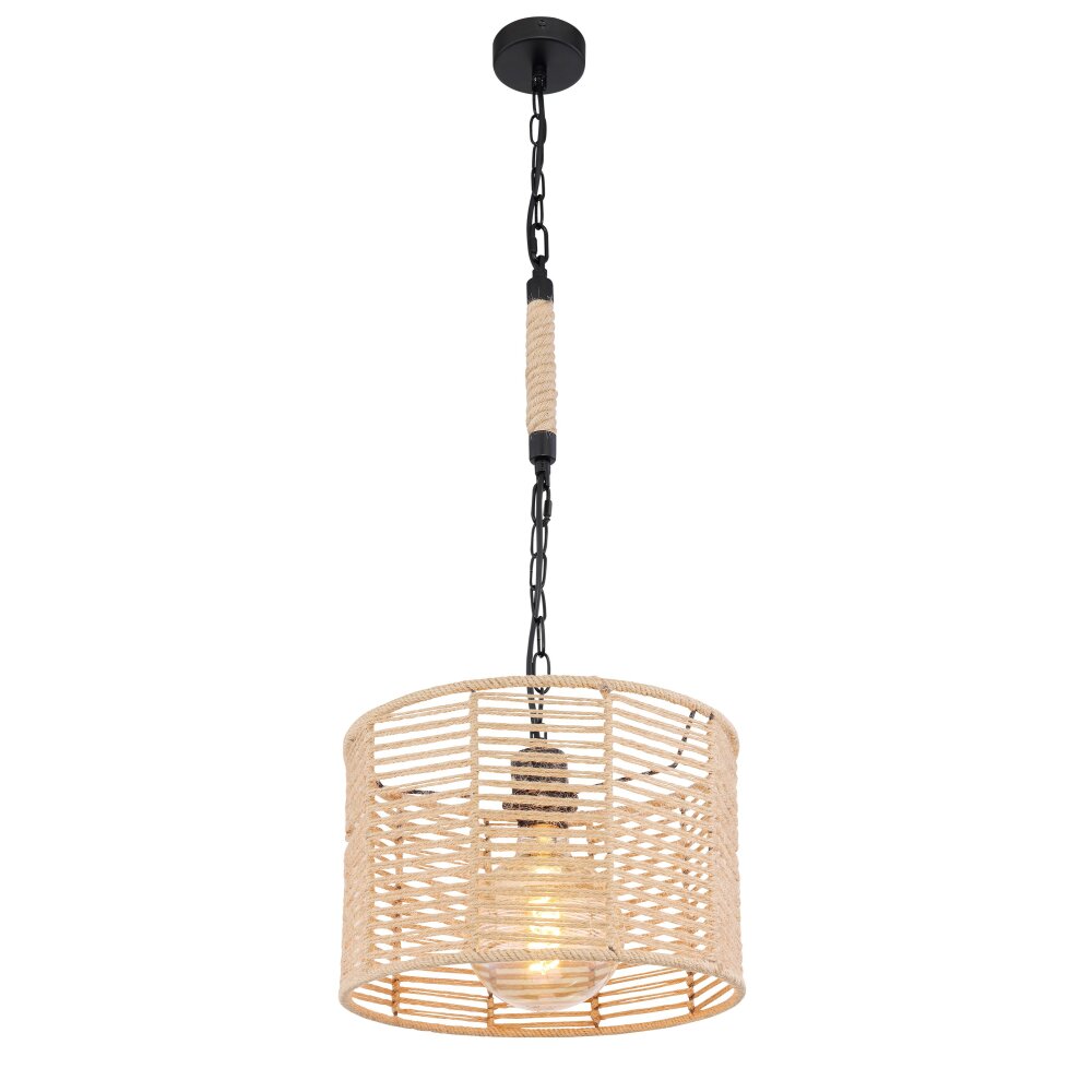 Globo HALIA Hanger Bruin, Zwart, 1-licht main product photo