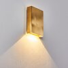 Benin Muurlamp LED Messing, 2-lichts