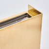 Benin Muurlamp LED Messing, 2-lichts