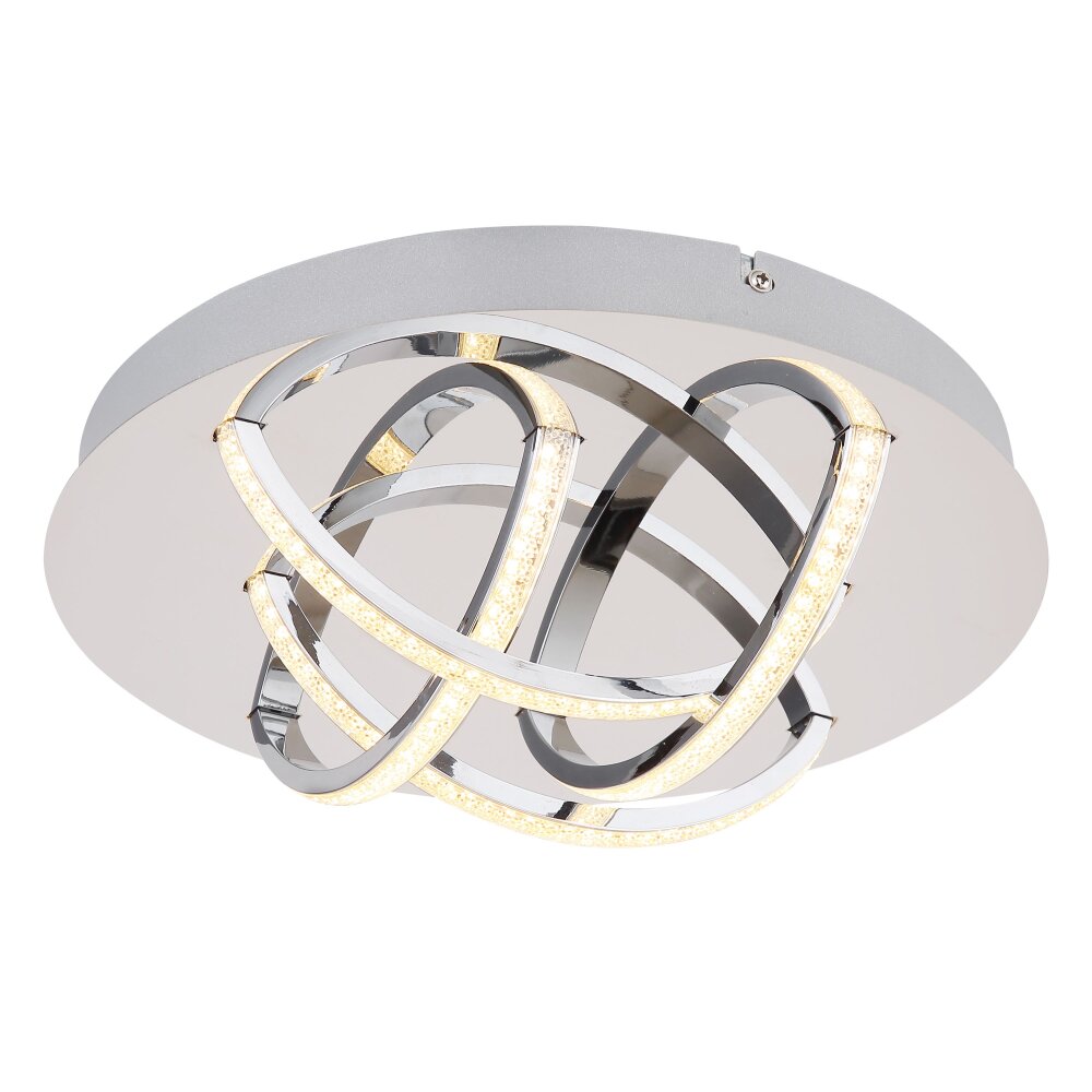 Globo KEANA Plafondlamp LED Chroom, 1-licht main product photo