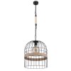 Globo HALIA Hanger Bruin, Zwart, 1-licht