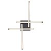 Globo TANSY I Plafondlamp LED Zwart, 1-licht