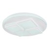 Globo RODERICK Plafondlamp LED Wit, 1-licht, Afstandsbediening