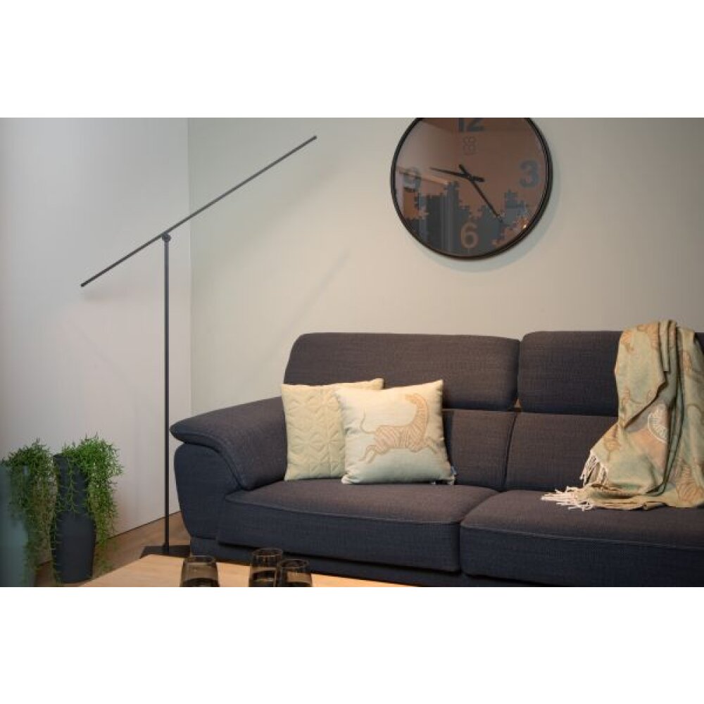 Lucide AGENA Staande lamp LED Zwart, 1-licht main product photo