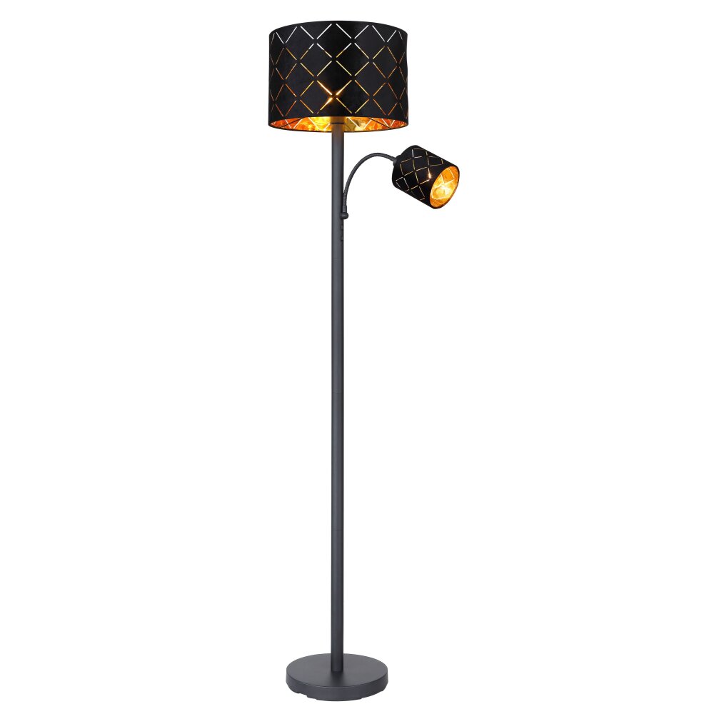 Globo SUNNA Staande lamp Zwart, 1-licht main product photo