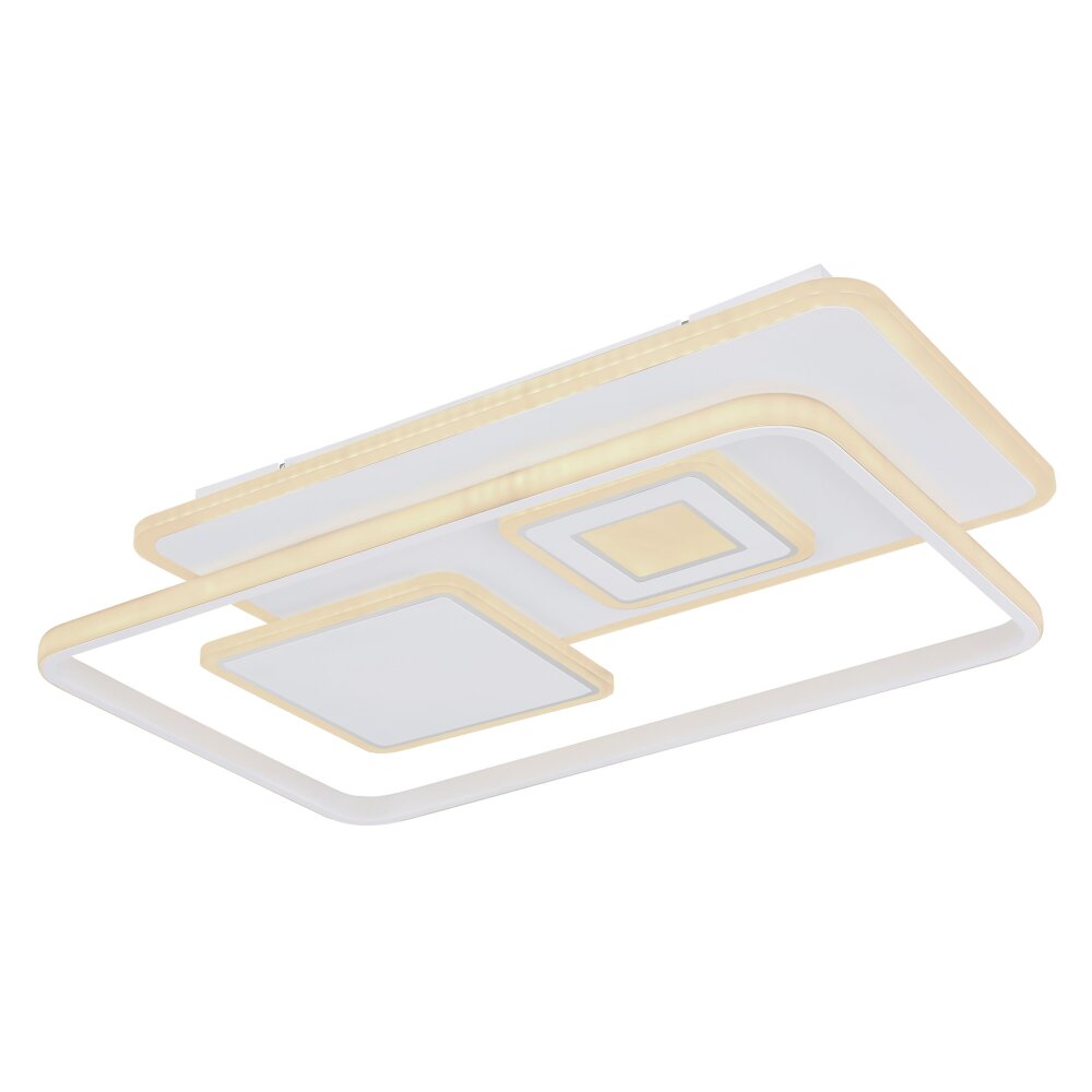 Globo RODERICK Plafondlamp LED Wit, 1-licht, Afstandsbediening main product photo