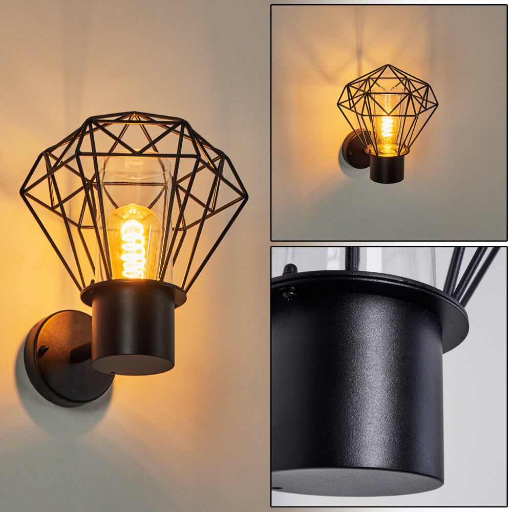 Solda Buiten muurverlichting Zwart, 1-licht main product photo