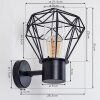 Solda Buiten muurverlichting Zwart, 1-licht Solda Buiten muurverlichting Zwart, 1-licht