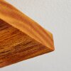 Pompu Plafondlamp LED Hout donker, Zwart, 3-lichts