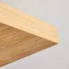 Pompu Plafondlamp LED Hout licht, Zwart, 3-lichts