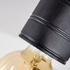 Raccuia Plafondlamp Hout donker, Zwart, 2-lichts