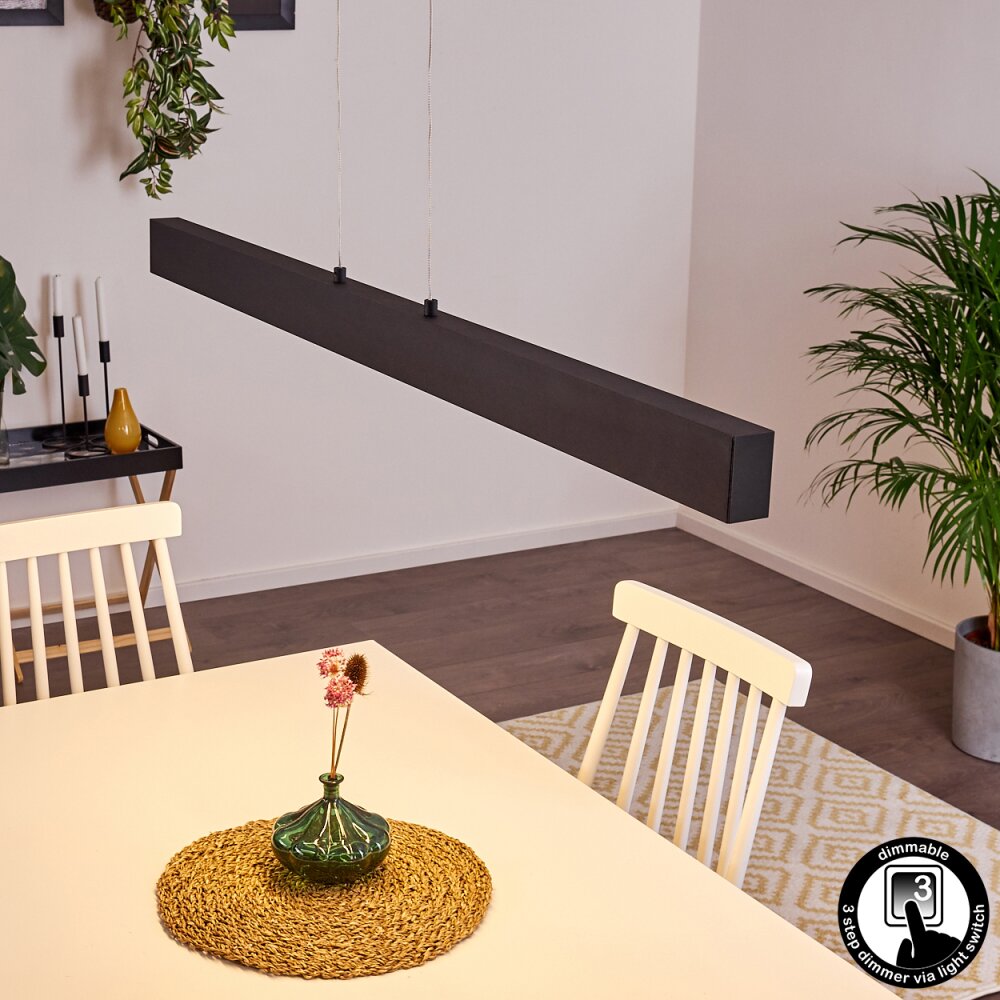 Poroporo Hanger LED Zwart, 1-licht main product photo