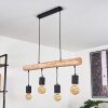 Ajaccio Hanglamp Zwart, 1-licht