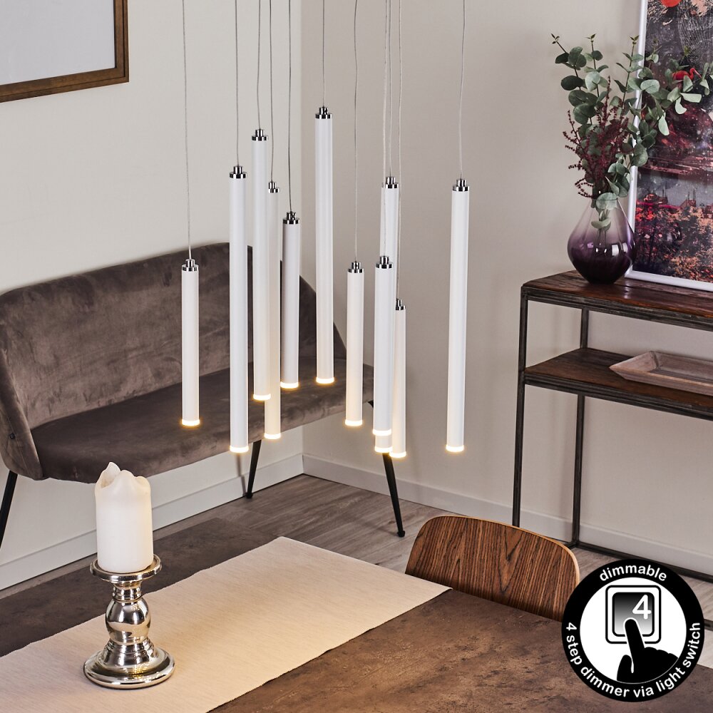 Porquera Hanglamp LED Wit, 11-lichts main product photo