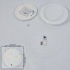 Rosenga Plafondlamp LED Wit, 1-licht, Afstandsbediening