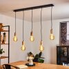 Vasanello Hanger Zwart, 5-lichts
