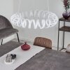 Maziwa Hanglamp LED Wit, 1-licht