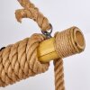 Menamini Hanger Antraciet, Bruin, Hout donker, 6-lichts