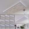 Cetara Plafondlamp LED Grijs, 1-licht, Afstandsbediening, Kleurwisselaar