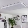 Cetara Plafondlamp LED Grijs, 1-licht, Afstandsbediening, Kleurwisselaar