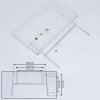Cetara Plafondlamp LED Grijs, 1-licht, Afstandsbediening, Kleurwisselaar