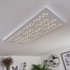 Cetara Plafondlamp LED Grijs, 1-licht, Afstandsbediening, Kleurwisselaar