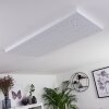 Cetara Plafondlamp LED Grijs, 1-licht, Afstandsbediening, Kleurwisselaar