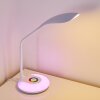Paphos Tafellamp LED Wit, 1-licht, Kleurwisselaar