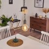 Hautahi Hanger Hout donker, Zwart, 1-licht