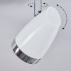 Idlewild Plafondlamp LED Chroom, Wit, 4-lichts