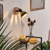 Tina Muurlamp Hout donker, Zwart, 1-licht