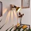 Tina Muurlamp Hout donker, Zwart, 1-licht
