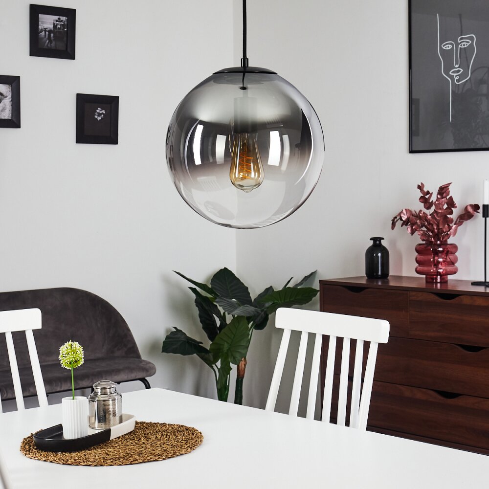 Ahanga Hanger Zwart, 1-licht