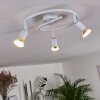 Planes Plafondlamp LED Wit, 3-lichts
