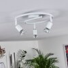 Planes Plafondlamp LED Wit, 3-lichts