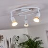 Planes Plafondlamp LED Wit, 3-lichts
