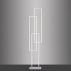 Paul Neuhaus Q-INIGO Staande lamp LED Staal geborsteld, 3-lichts, Afstandsbediening