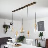 Karo Hanglamp Messing, Zwart, 5-lichts