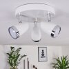 Idlewild Plafondlamp LED Chroom, Wit, 3-lichts