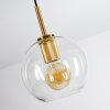 Karo Hanglamp Messing, Zwart, 3-lichts