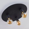 Esbjerg Plafondlamp Zwart, 3-lichts