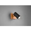 Trio Marley Spotlamp Hout licht, 1-licht Trio Marley Spotlamp Hout licht, 1-licht