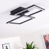 Thara Plafondlamp LED Zwart, 1-licht
