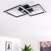 Thara Plafondlamp LED Zwart, 1-licht