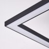 Thara Plafondlamp LED Zwart, 1-licht